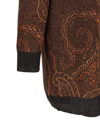 Brown Viscose Cardigan
