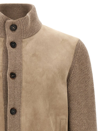 Beige Cashmere Cardigan