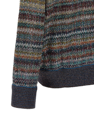 Multicolor Viscose Polo Shirt