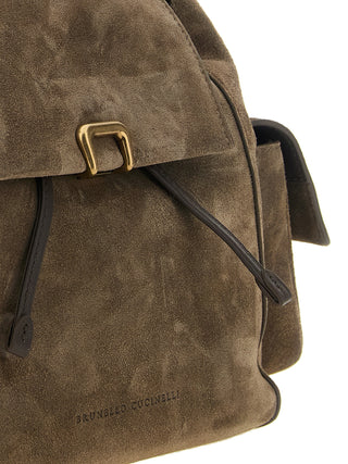 Brown Calfskin Backpack