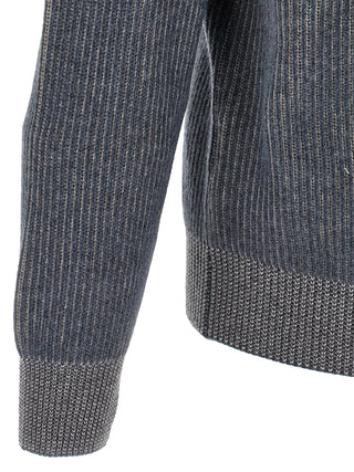 Blue Cashmere Cardigan