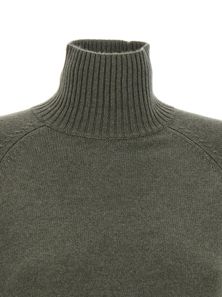 Bicolor Cashmere Cardigan