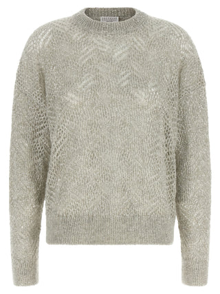 Gray Polyamide Cardigan