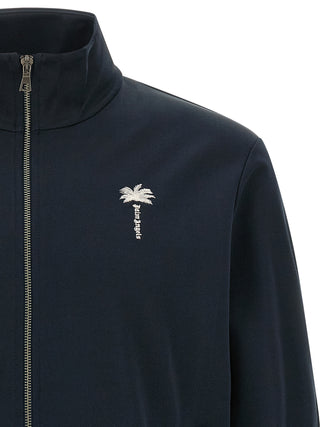 Blue Polyester Sweatshirt