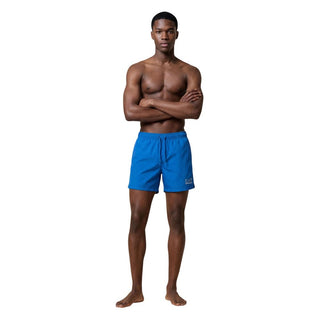 Blue Polyester Swim Shorts