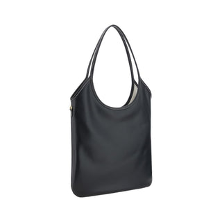 Black Calf Leather Bos Taurus Shoulder Bag