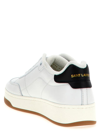Bicolor Leather Low Top Sneakers