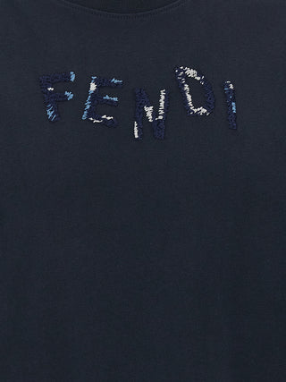 Blue Cotton T-Shirt