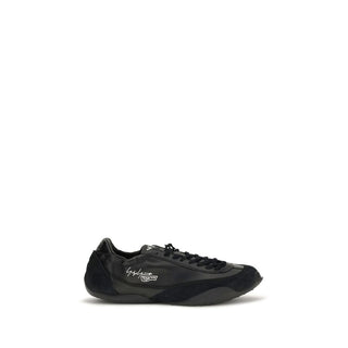 Black Calf Leather Bos Taurus Athletic Sneakers