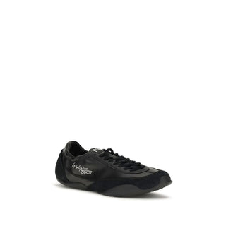 Black Calf Leather Bos Taurus Athletic Sneakers
