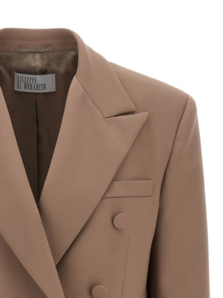 Beige Virgin Wool Blazer