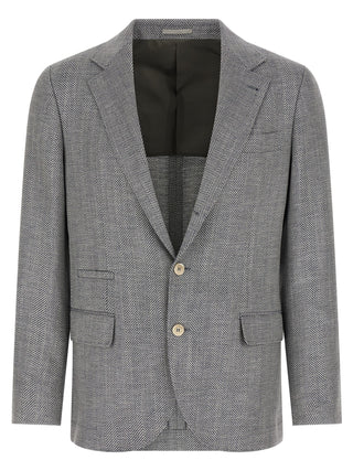 Gray Wool Blazer