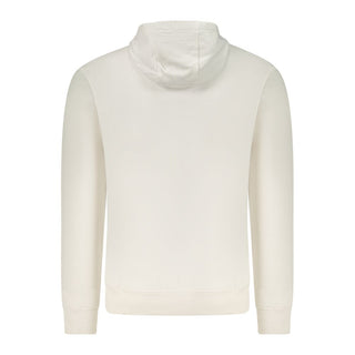 White Cotton Men's Hoodie