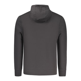 Black Cotton Men's Sweatshirt