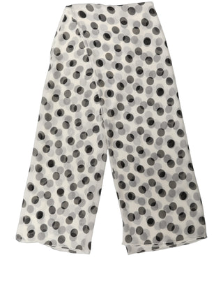 White Black Polka Dot Shawl Stole Scarf