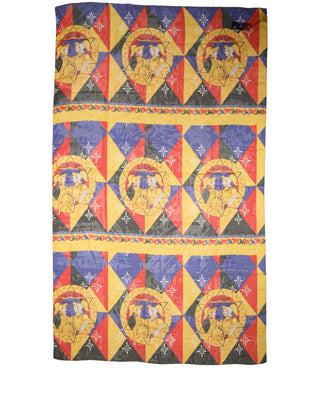 Multicolor Silk Printed Shawl Stole Scarf