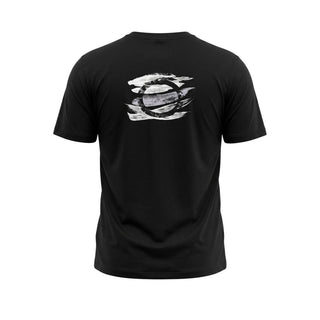Black Cotton Men T-Shirt