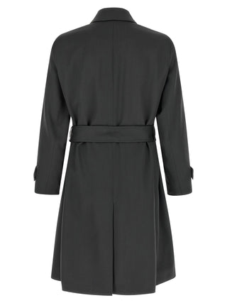 Gray Virgin Wool Coat