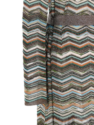 Multicolor Viscose Cardigan