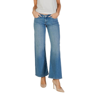 Blue Cotton Mom Jeans