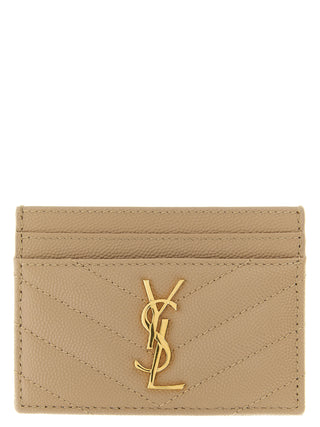 Beige Calfskin Cardholder