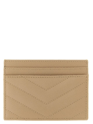 Beige Calfskin Cardholder