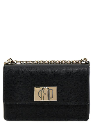 Black Leather Crossbody Bag