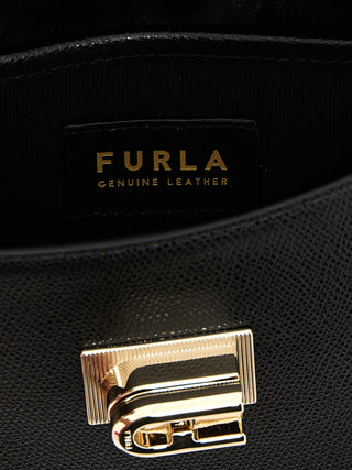 Black Leather Crossbody Bag