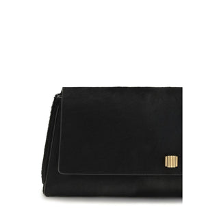 Black Calf Leather Bos Taurus Clutch Bag