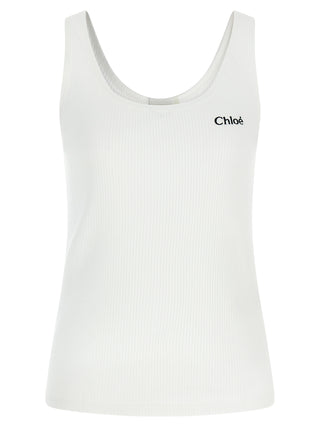 White Cotton Tank Tops