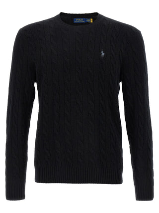 Black Wool Cardigan