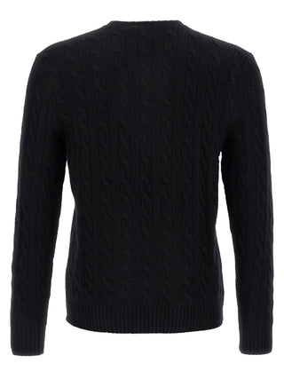 Black Wool Cardigan