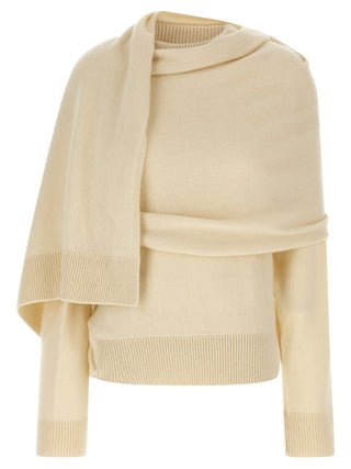 White Wool Cardigan