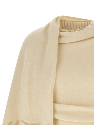 White Wool Cardigan