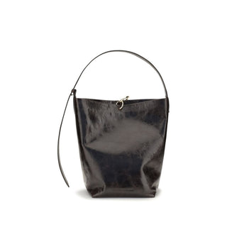 Black Calf Leather Bos Taurus Shoulder Bag