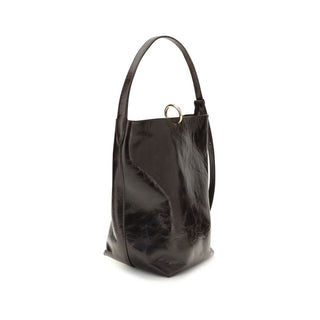 Black Calf Leather Bos Taurus Shoulder Bag