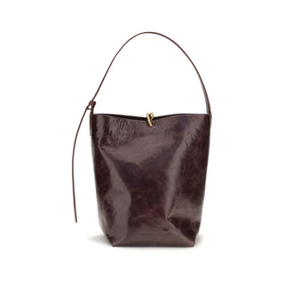 Bordeaux Calf Leather Bos Taurus Shoulder Bag