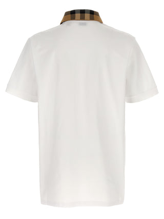 White Cotton Polo Shirt