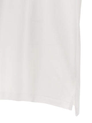 White Cotton Polo Shirt