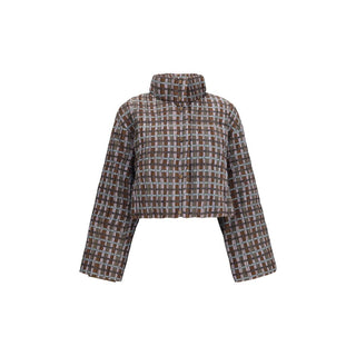 Brown Goose Down Full-Length Jacket
