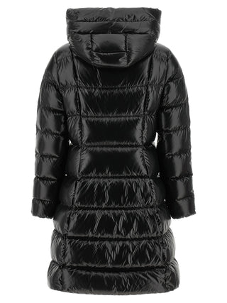 Black Polyamide Full-Length Jacket