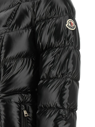 Black Polyamide Full-Length Jacket