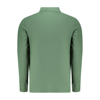 Green Cotton Men's Polo