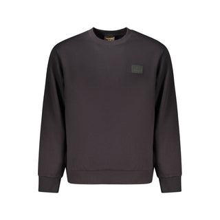 Black Cotton Sweatshirt