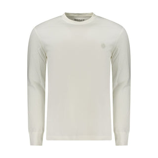 White Cotton Men's T-Shirt