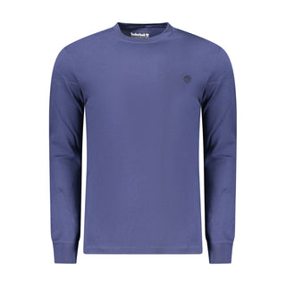 Blue Cotton Mens Tshirt