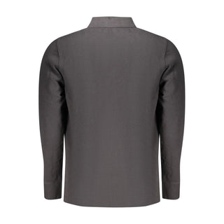 Black Cotton Polo Shirt