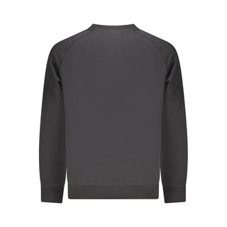Black Cotton Sweatshirt