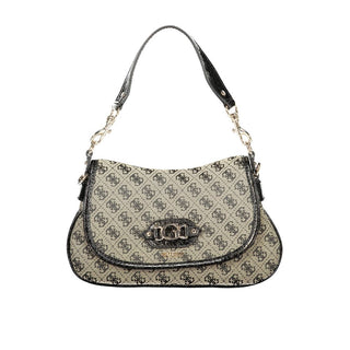 Black Polyester Handbag