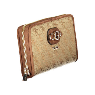 Beige Polyester Wallet